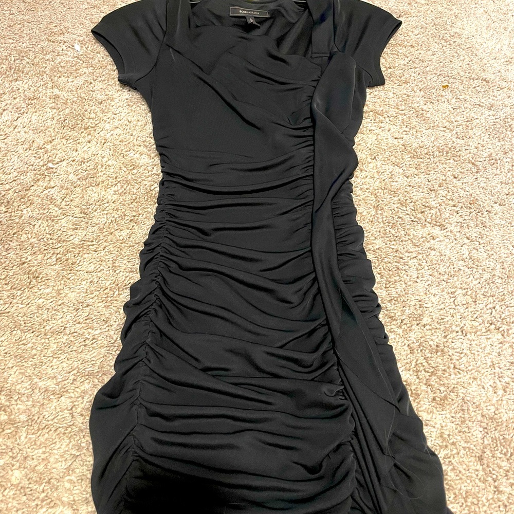 BCBGMAXAZRIA rouched dress